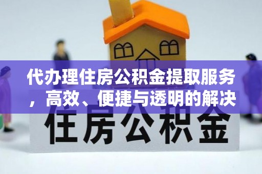 南岸代办理住房公积金提取服务，高效、便捷与透明的解决方案