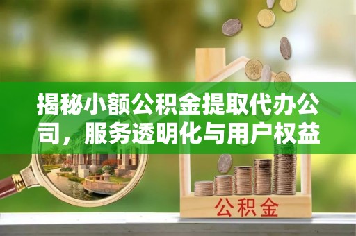 南岸揭秘小额公积金提取代办公司，服务透明化与用户权益保障
