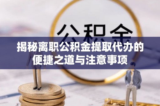 南岸揭秘离职公积金提取代办的便捷之道与注意事项