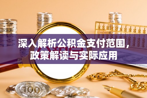 南岸深入解析公积金支付范围，政策解读与实际应用