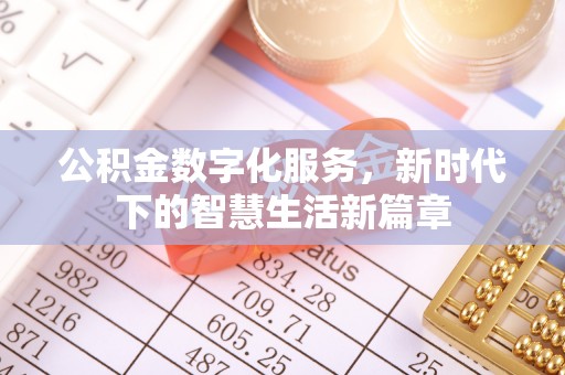 南岸公积金数字化服务，新时代下的智慧生活新篇章