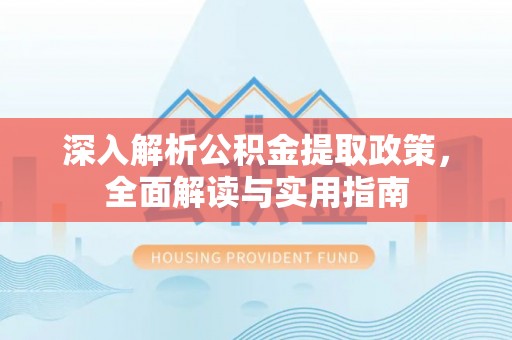 南岸深入解析公积金提取政策，全面解读与实用指南