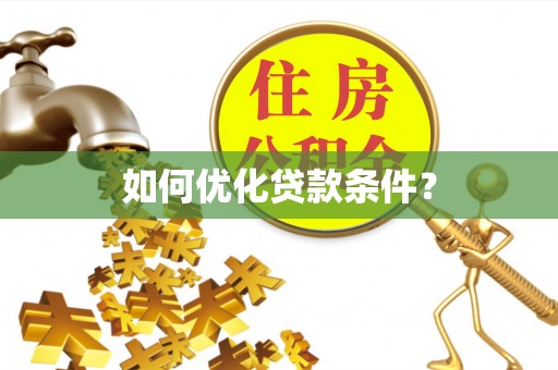 南岸如何优化贷款条件？