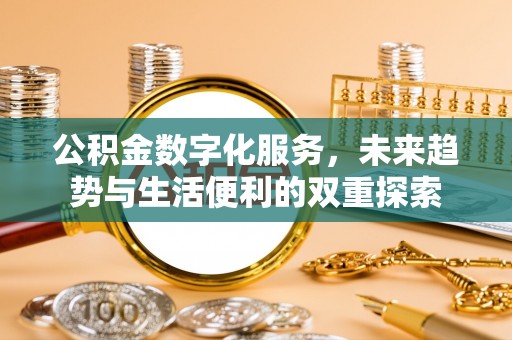 南岸公积金数字化服务，未来趋势与生活便利的双重探索