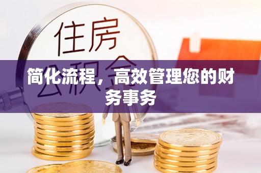南岸简化流程，高效管理您的财务事务